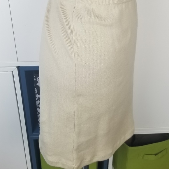 Ann Taylor Beige Knit Skirt - Picture 2 of 4